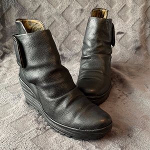 Fly London Wedge Heel Bootie